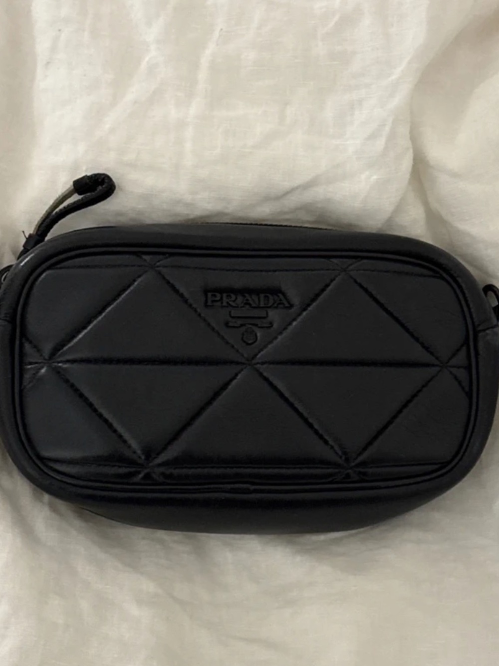 Prada Black Mini Spectrum Quilted Leather Crossbody Bag